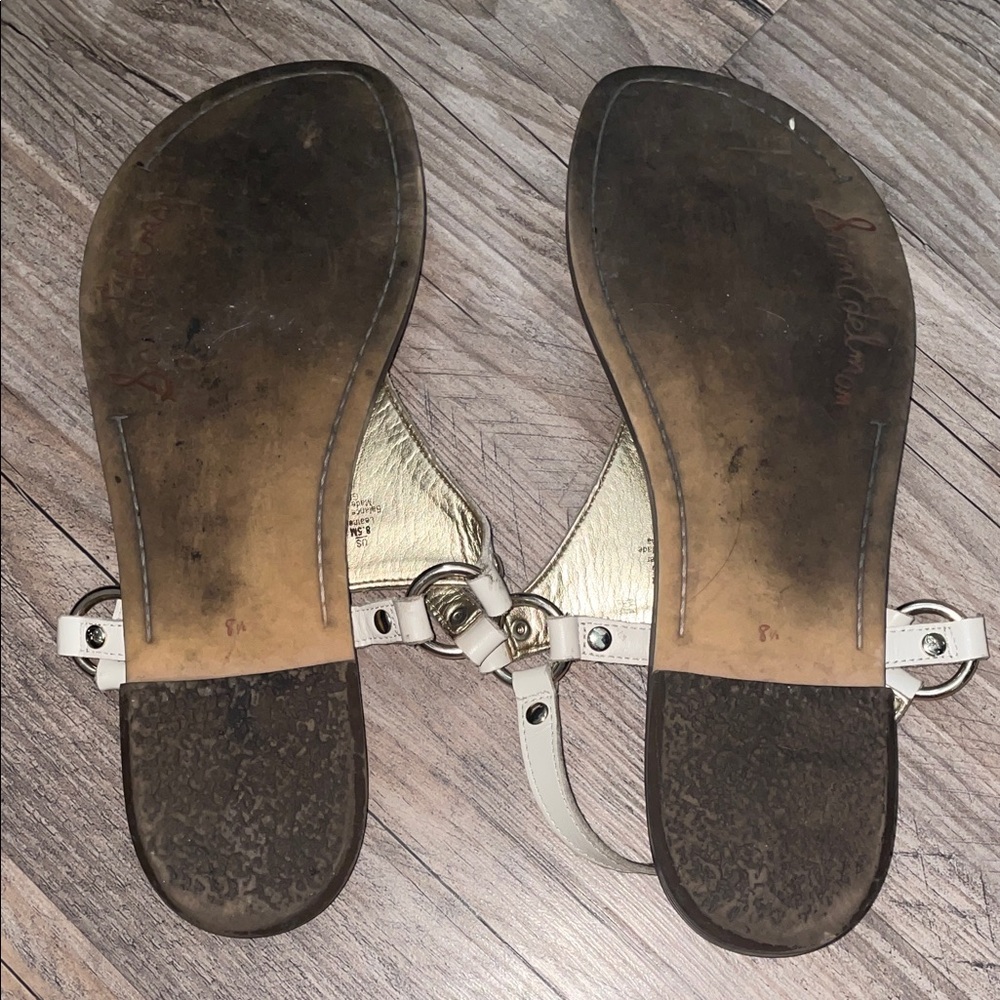 Sam Edelman Cream and Brown Sandals - Picture 5 of 5